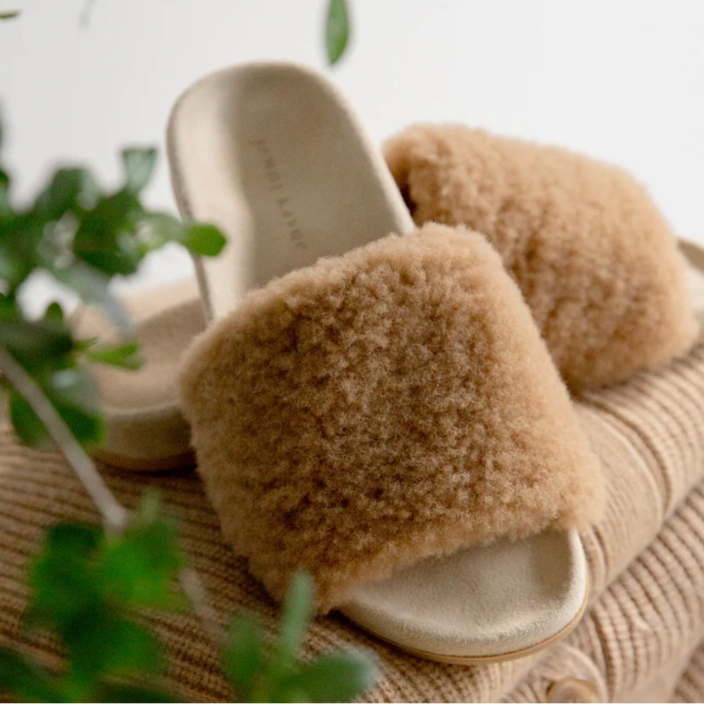 Brand new Never worn Jenni Kayne Shearling Slide size 40
